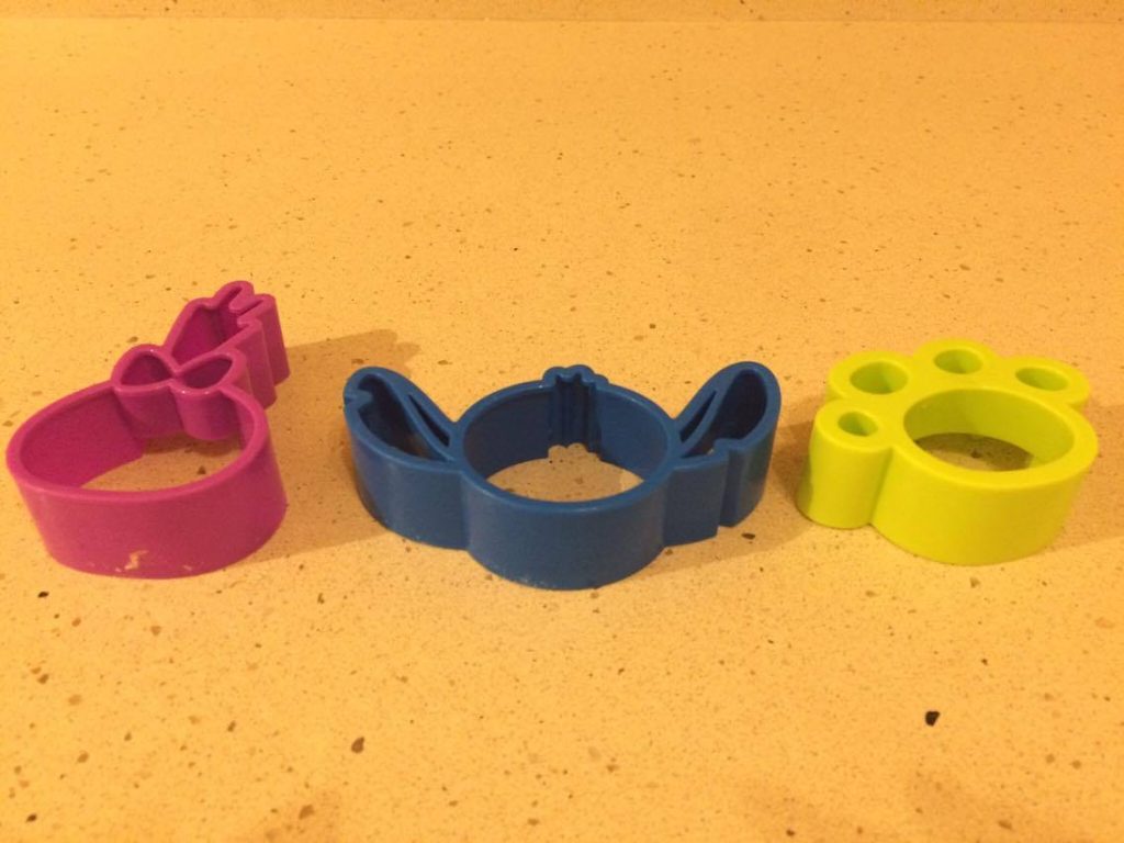 Stitch shaped cookie cutters 