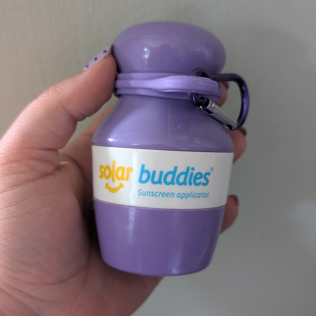 Lilac solar buddies sun cream applicator 